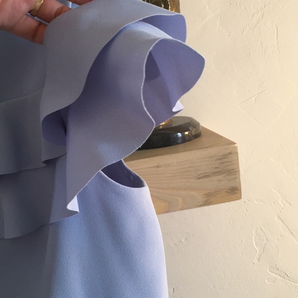 Ted Baker cold shoulder double frill top - Picture 6 of 8